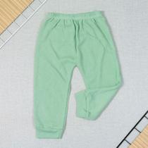 Calça Infantil até 24 meses Pé Aberto Verde Claro Calça Infantil até 24 meses Pé Aberto Verde Claro