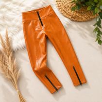 Calça Infantil Cirrê Montaria Fashion Blogueirinha Cor:MarronTamanho:6