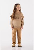 Calça Infantil Clochard em Cirrê Peluciado Up Baby