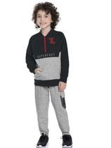 Calça Infantil Com Bolso Em Tela Sport - Fakini Calça Infantil Com Bolso Em Tela Sport - Fakini