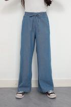 Calça Infantil e Juvenil Pantalona Jeans Confortável Meninas