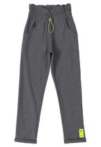 Calça Infantil em Malha Favinho com Bolso Gloss