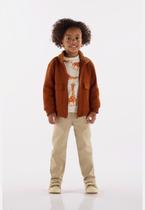 Calça Infantil em Sarja Cotelê com Elastano Up Baby Calça Infantil em Sarja Cotelê com Elastano Up Baby