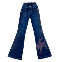 Calca Infantil Feminina Com Strass Bill Way 234