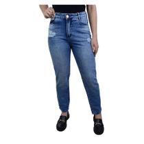 Calça Infantil Feminina Dipopini Jeans Mom Whichita 00201