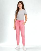 Calça Infantil Feminina Jogger Molecotton com Laço