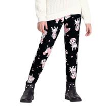 Calça Infantil Feminina Lunender Dalmata Preta - 66114