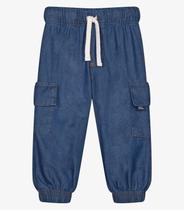 Calça Infantil Jeans Cargo Trick Nick Azul Calça Infantil Jeans Cargo Trick Nick Azul