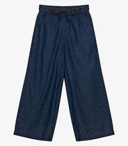 Calça Infantil Jeans Wide Leg Trick Nick Azul Calça Infantil Jeans Wide Leg Trick Nick Azul