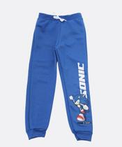 Calça Infantil Jogger Moletom Sonic Tam 4 a 10 Azul-47080 Calça Infantil Jogger Moletom Sonic Tam 4 a 10 Azul-47080