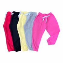 Calça Infantil Jogger Moletom Unissex Lançamento Inverno