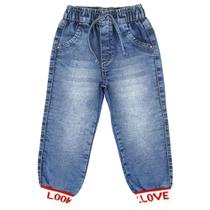 Calça Infantil Look Jeans Jogger Jeans