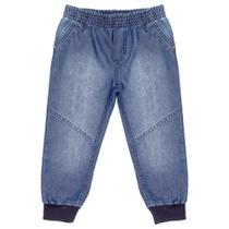 Calça Infantil Look Jeans Jogger Leve Jeans