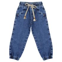 Calça Infantil Look Jeans Jogger Vintage Jeans