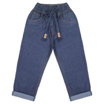 Calça Infantil Look Jeans Reta Jeans