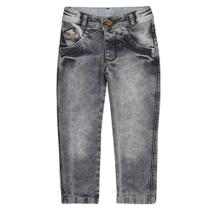 Calça Infantil Look Jeans Skinny Cinza - UNICA - 1