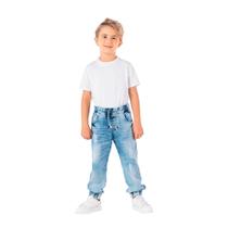 Calça infantil masculina jogger jeans mania kids ref:3159 12/18