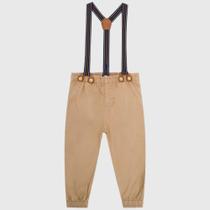Calça Infantil Masculina Luc.boo com Suspensório - lucboo