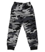 Calça infantil masculina moletom wild camuflada rovitex kids