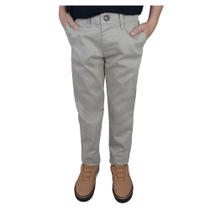 Calça Infantil Masculina Ogochi Sarja Essencial Marrom Areia Calça Infantil Masculina Ogochi Sarja Essencial Marrom Areia