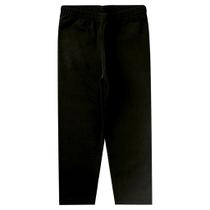 Calca Infantil Masculino Moletom Preto DDK 4 ao 10