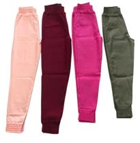 Calça Infantil Menina Jogger Estilo Blogueirinha