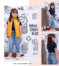 Calça Infantil Menina Jogger Kids Max Denim Kids Tam 02 ao 08 - Ref 9419