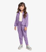 Calça Infantil Menina Jogger Trick Nick Roxo
