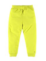 Calça Infantil Menina Moletom Verde Limão Up Baby