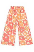 Calça infantil menina pantacourt florida Brandili Calça infantil menina pantacourt florida Brandili