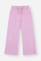 Calça Infantil Menina Wide Leg Básica Lilás Mundo Cinti Calça Infantil Menina Wide Leg Básica Lilás Mundo Cinti