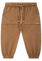 Calça Infantil Menino Bege com Bolsos LucBoo Calça Infantil Menino Bege com Bolsos LucBoo