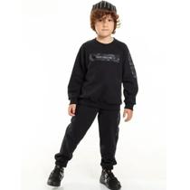 Calça Infantil Menino Em Moletom Peluciado 2 cabos - Biogás