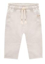 Calça Infantil Menino em Tecido Linhão Off White Luc.boo