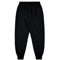 Calça Infantil Menino Moletom Peluciado Preto - Angerô