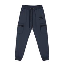 Calça Infantil Menino Mormaii 25042 Interlock Cinza Escuro