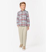 Calça Infantil Menino Sarja Cotton Trick Nick Bege Calça Infantil Menino Sarja Cotton Trick Nick Bege