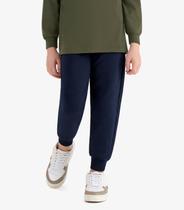 Calça Infantil Moletom Básica Rovitex Kids Azul Calça Infantil Moletom Básica Rovitex Kids Azul