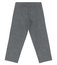 Calça Infantil Moletom Menina Rovi Kids Cinza