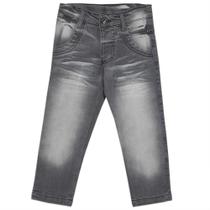 Calça Infantil Popstar Skinny Cinza - UNICA - 3 Calça Infantil Popstar Skinny Cinza - UNICA - 3