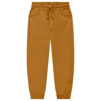 Calça Infantil Sarja C/Bolso Elástico na Barra Estilosa