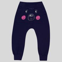 Calça Infantil Sempre Kids Peluciada com Carinha e Orelhinhas (Ref. 7446)