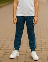 Calça Infantil Tamanho 10 Moletom Menino Brandili/Tom Quest Inverno