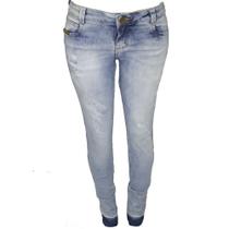 Calça isabelli c/barra desmanchada - morena rosa -jeans 38