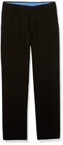 Calça IZOD, grande, bi-elástica, frontal plana, preta, tamanho 18 Calça IZOD, grande, bi-elástica, frontal plana, preta, tamanho 18