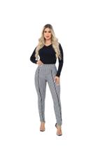 Calça jacquard