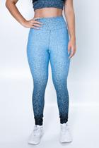 Calça Jacquard Degradê Azul