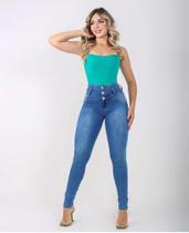 Calça jeans 40 três botões