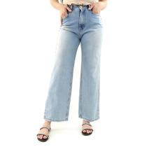 Calca Jeans 89 Voox Wide Leg Barra Com Puido - VX1028