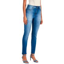 Calça Jeans Acostamento Skinny Comfort In24 Azul Feminino